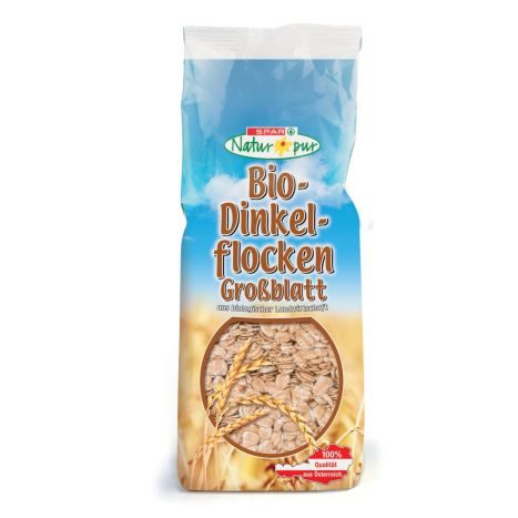 SPAR Natur pur Bio Dinkelflocken Großblatt 500 G online kaufen INTERSPAR