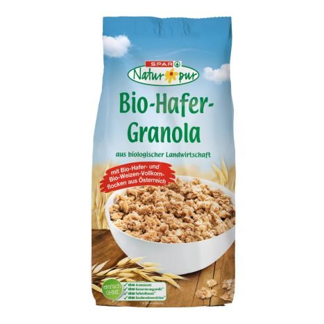 SPAR Natur Pur Bio Hafer Granola 750 G Online Kaufen INTERSPAR