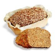 Der Mann Karottenbrot