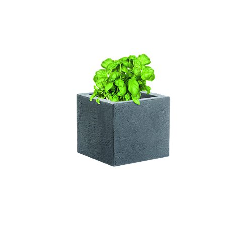 Produktbild von Vog, Pflanzentopf Kubus anthrazit 30x30x26cm