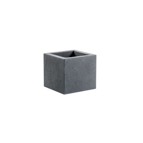 Pl. Topf Kubus 30x30x26cm anth  GVE 1