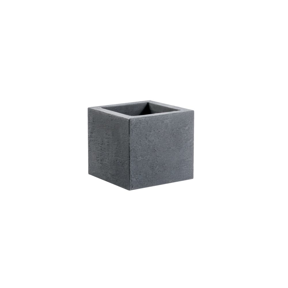 Pl. Topf Kubus 30x30x26cm anth  GVE 1