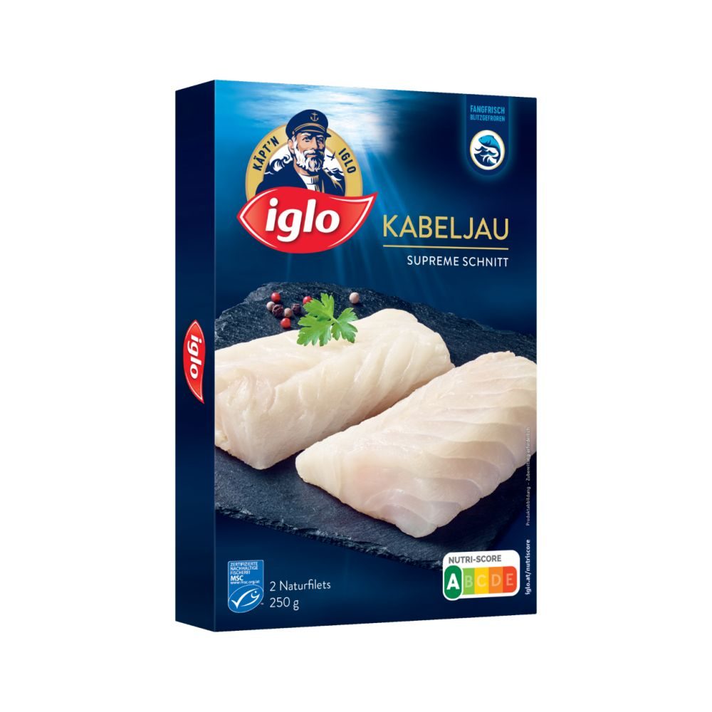 Iglo Fang Frisch MSC Kabeljau Naturfilets 2 Stück 250 G online kaufen INTERSPAR