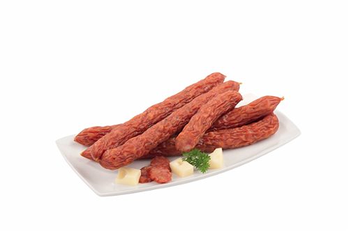 Produktbild von Landhof, Käse Cabanossi mit Heumilch-Emmentaler