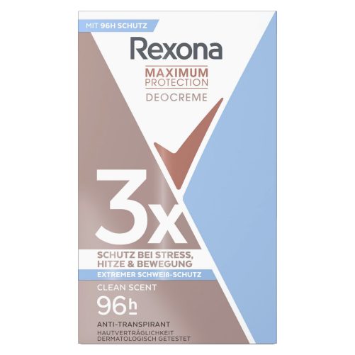 Produktbild von Rexona Maximum Protection, Deo Cremestick Clean Scent 45ml