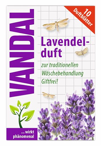 Produktbild von Vandal, Lavendelduft-Mottenschutz 10 Stück 10 Duftblätter