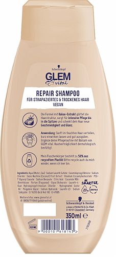 Produktbild von Glem Vital, Repair Shampoo Sheabutter & Kokos-Extract 350ml