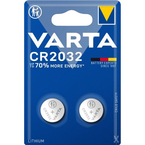 Varta Knopfzelle CR2032 2er     GVE 10