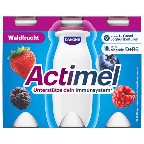 Danone Actimel Joghurt Drink Waldfrucht 6 x 100g 600 G EINWEG online