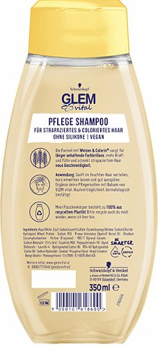 Produktbild von Glem Vital, Pflege Shampoo Weizen & Colorin 350ml