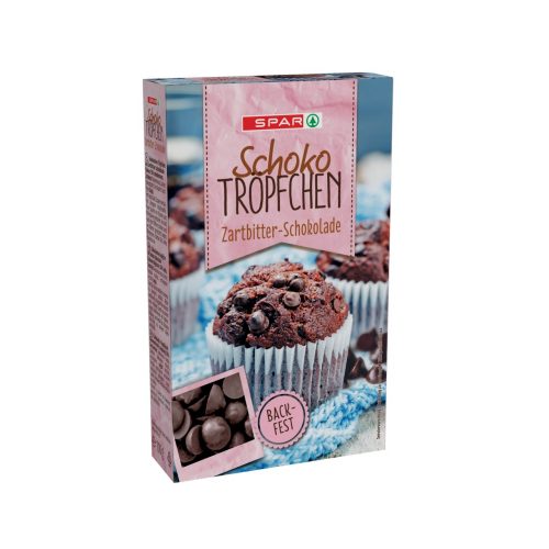 Produktbild von SPAR, Schoko-Tröpfchen Zartbitter-Schokolade