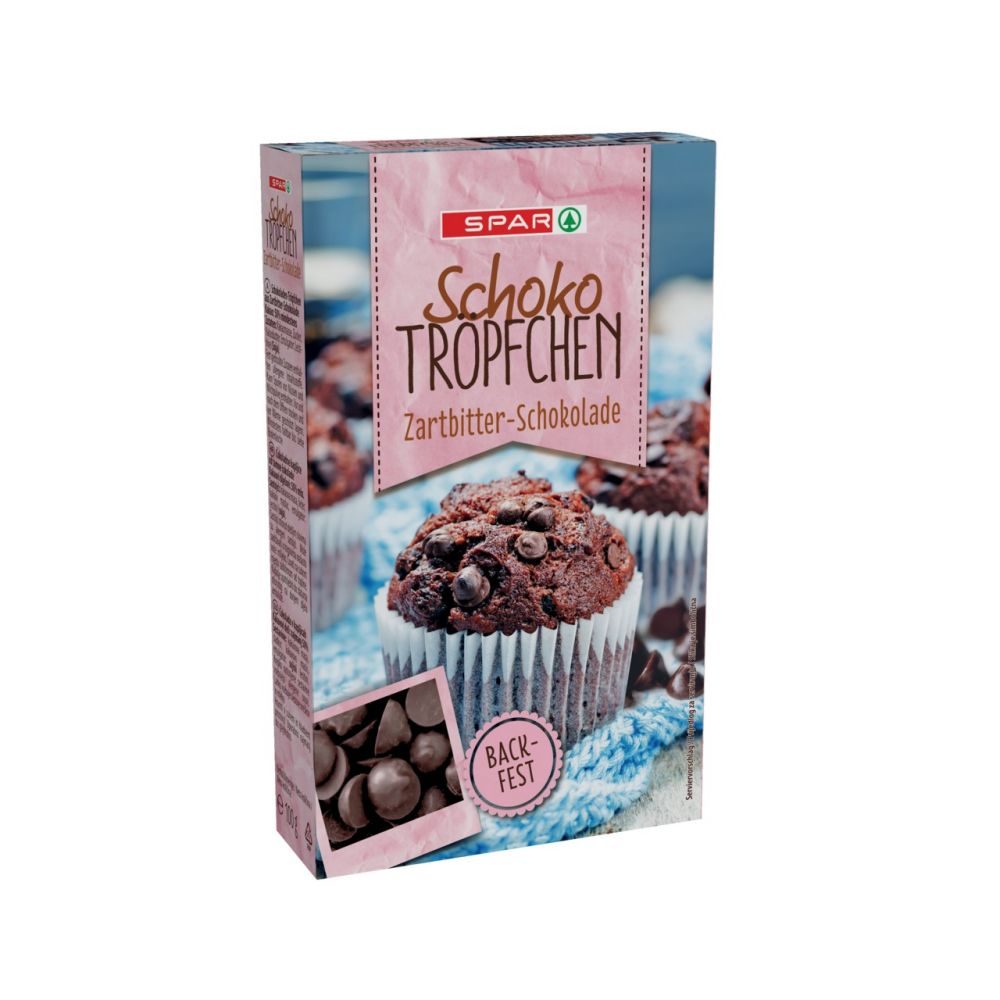 SPAR Schoko-Tröpfchen Zartbitter 100 G online kaufen | INTERSPAR