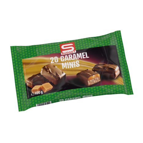 S-BUDGET Minis 400g Caramel     GVE 18
