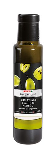 Produktbild von SPAR PREMIUM, 100% Reines Traubenkernöl naturtrüb und kaltgepresst