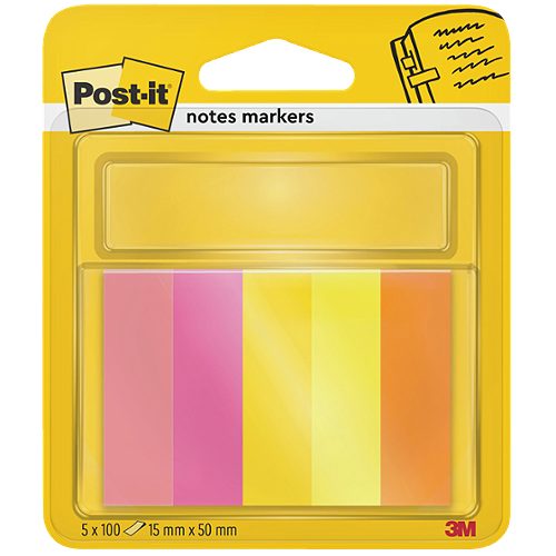 Produktbild von Post it, Haftstreifen 5 x 100 Blatt