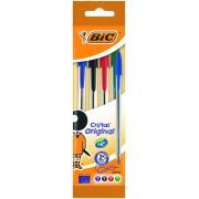 Bic Cristal Pouch 4er bunt