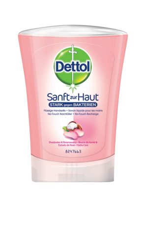Produktbild von Dettol No-Touch, Handseife Nachfüller Sheabutter & Rosenessenz 250ml