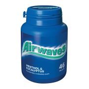 Wrigley Airwaves Kaugummi Bottle Menthol & Eucalyptus 46 Dragees