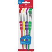 Faber Castell Pinselset Soft Touch 4 verschiedene Größen