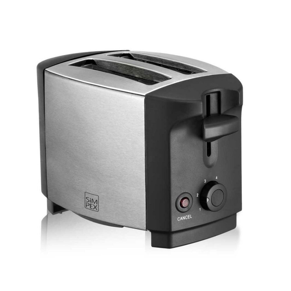 SIMPEX Toaster Edelstahl        GVE 2