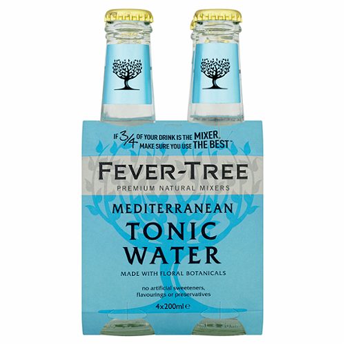 Produktbild von Fever-Tree Premium Natural Mixers, Mediterrenean Tonic Water 4x0,2l
