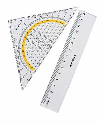Produktbild von SPAR office, Geometriedreieck 16cm