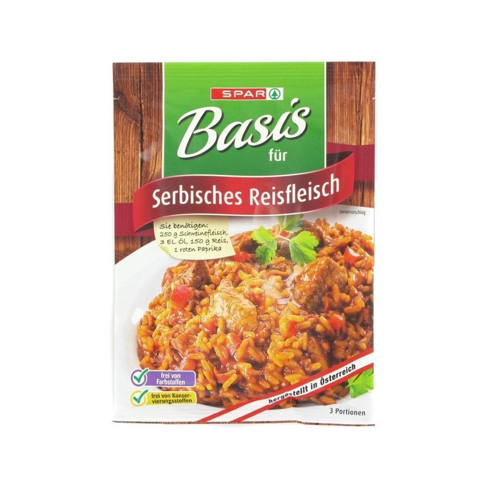 Spar Basis Fur Serbisches Reisfleisch 3 Portionen