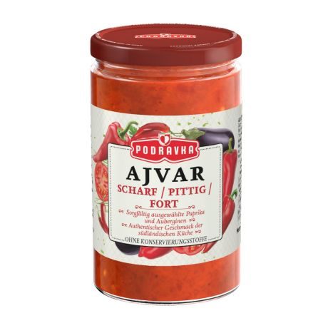 Podravka Ajvar scharf 350g      GVE 12