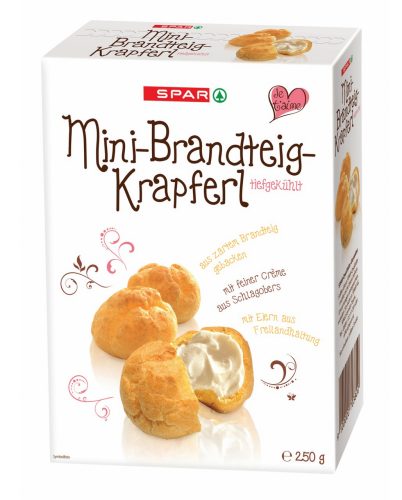 Produktbild von SPAR, Mini Brandteig-Krapferl tiefgekühlt 20 Stück