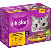 Whiskas Katzenfutter Geflügel Auswahl 7+ 12x100g