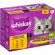 Whiskas Katzenfutter Geflügelauswahl 1+ 12x100g