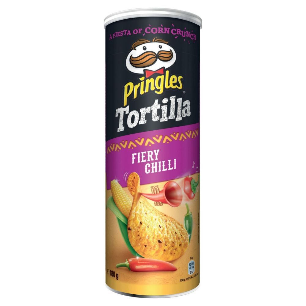 Pringles - Tortilla Chips Spicy Chili 180 G