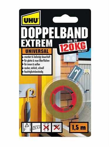 Produktbild von UHU, Doppelband Extrem