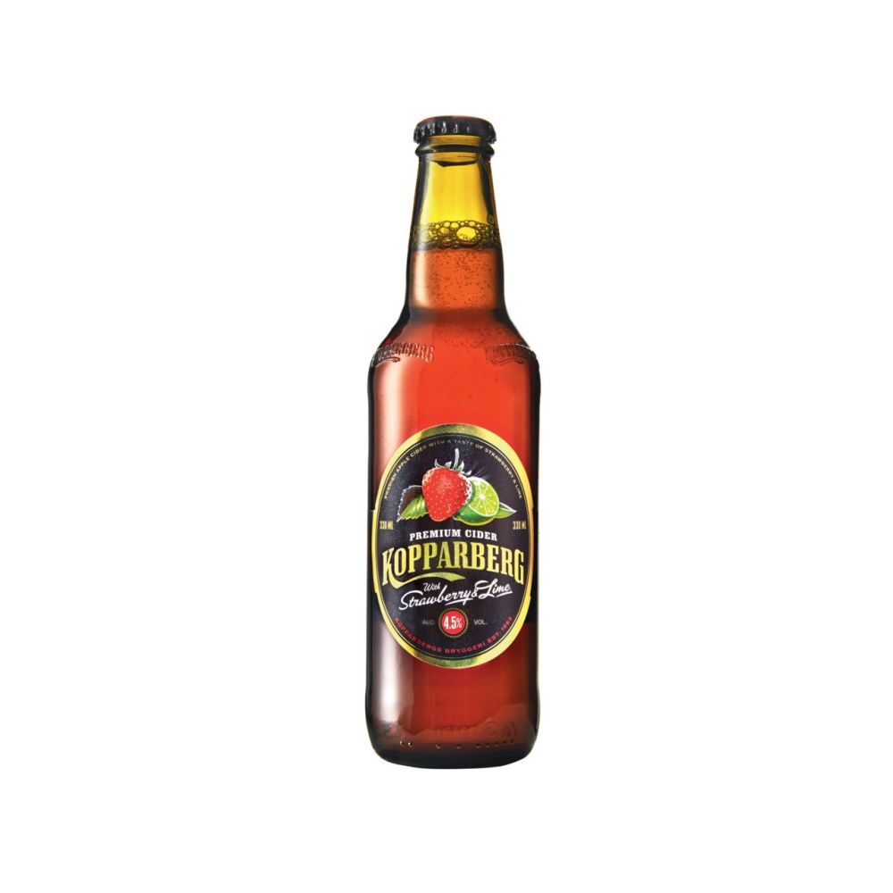 Kopparberg Premium Cider Strawberry & Lime Cider Urban Drinks INTERSPAR Weinwelt