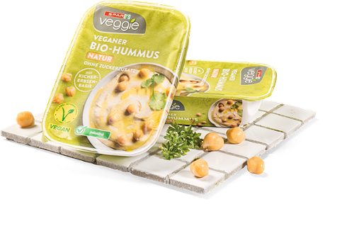 Produktbild von SPAR Veggie by NENI, veganer Hummus Natur