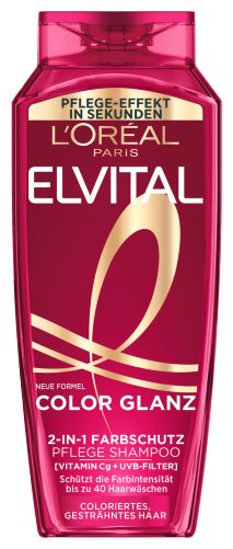 Produktbild von L'OREAL Elvital, 2in1 Farbschutz Pflege Shampoo Color Glanz 250ml
