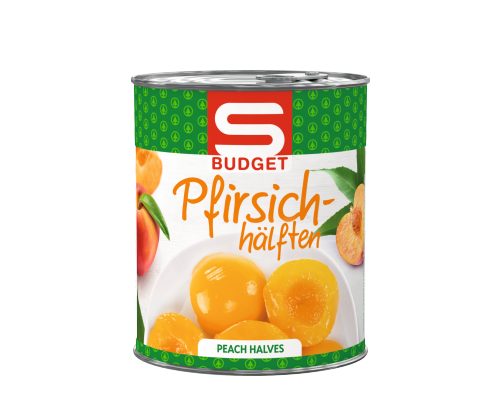 Produktbild von S-BUDGET, Pfirsich-Hälften