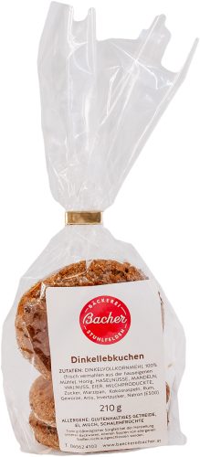 Produktbild von Bach. LebkuchenDinkel 5er 210g, Dinkel Lebkuchen