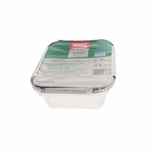 Produktbild von S-BUDGET, Alu Mehrzweckbehälter 5 x 0,45 Liter
