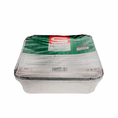 Produktbild von S-BUDGET, Alu Mehrzweckbehälter 3 x 1,12 Liter