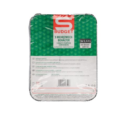 S-BU. 3 x 1,12LAlu-Behaelter    GVE 12