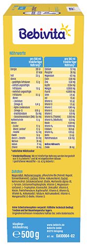 Produktbild von Bebivita, Anfangsmilch 1