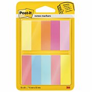 Post it Haftstreifen verschiedene Farben 10 x 50 Blatt