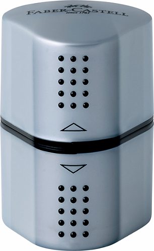 Produktbild von Faber Castell, Dreifachspitzdose Grip, silber