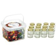 SIMPEX Basic Marmeladenglas 106 ml 4er Packung SIMPEX Basic Marmeladenglas 106 ml 4er Packung