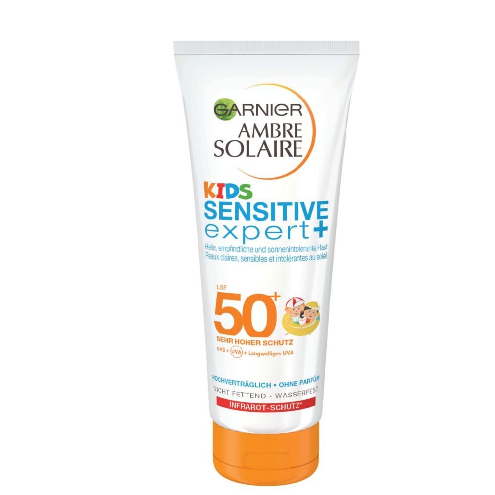 Garnier Ambre Solaire Sonnenschutz Milch Kids Sensitive Expert Lsf50 50ml