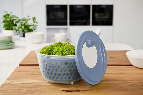 Produktbild von Rotho Fresh, Salatschleuder Fresh 4,5L horizon blue