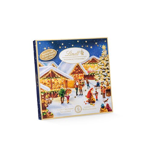 Produktbild von Lindt, Adventkalender Weihnachtsmarkt