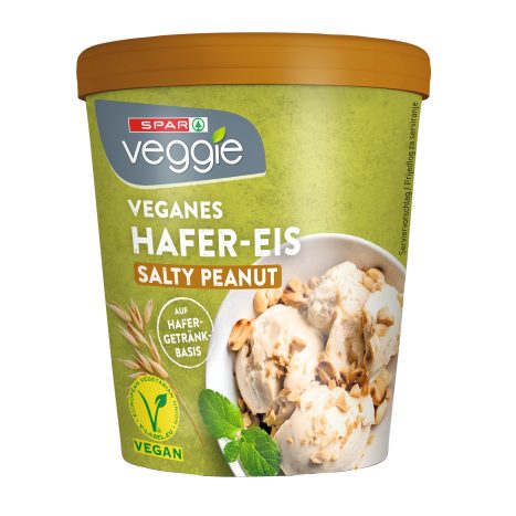 SPAR Veggie Veganes Hafer-Eis Salty Peanut