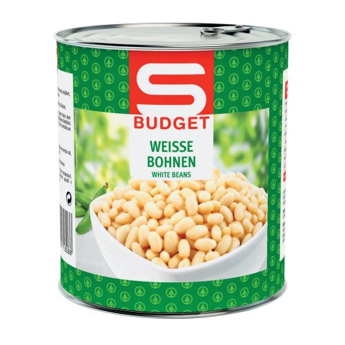 Produktbild von S-BUDGET, Weiße Bohnen